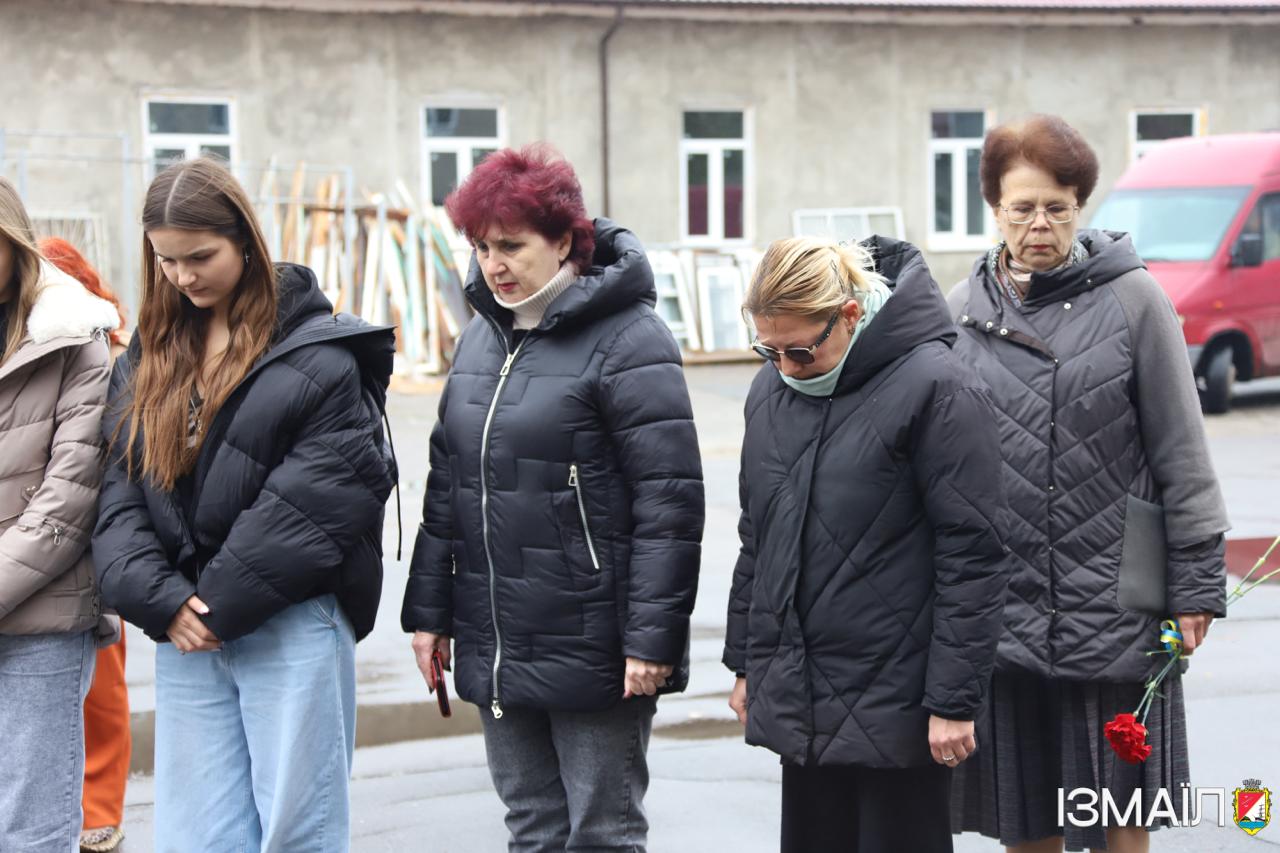 В одному з ліцеїв Ізмаїла відкрили меморіальну дошку на честь загиблого Героя-випускника