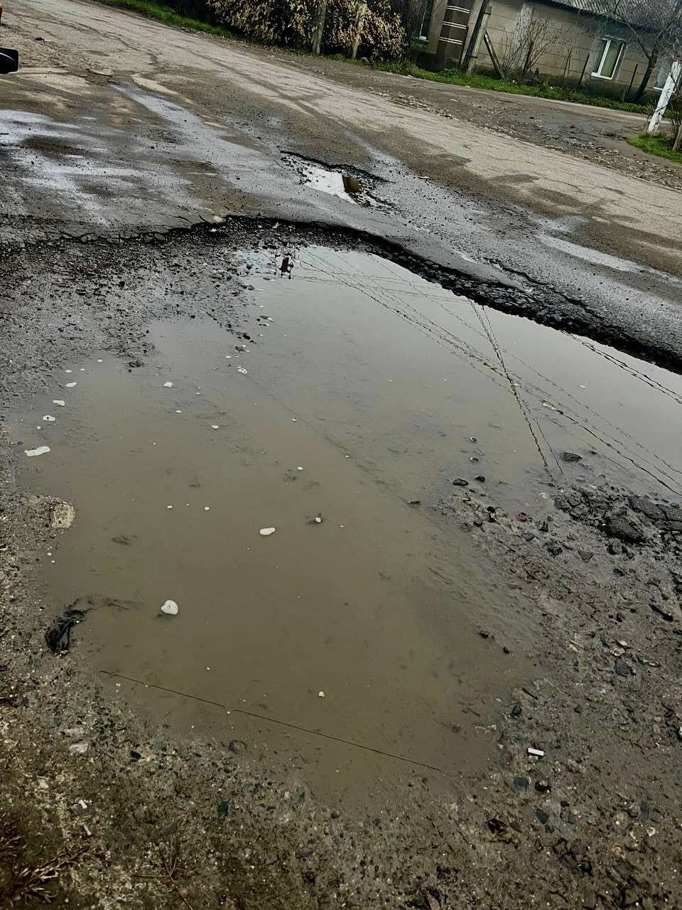 У селі Ізмаїльського району активісти закликають самотужки відремонтувати  стратегічну дорогу