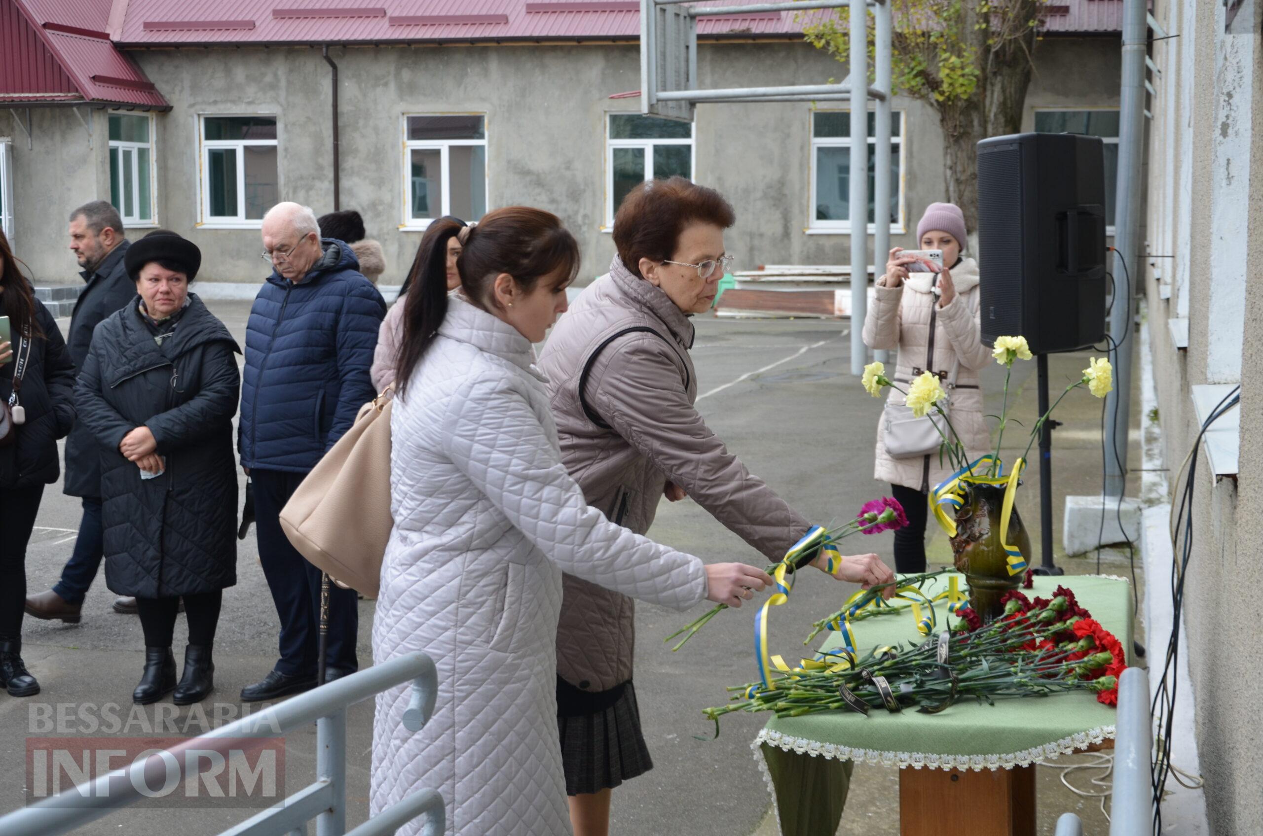 В Ізмаїлі відбулося відкриття меморіальної дошки на честь полеглого Героя Максима Горбаченка