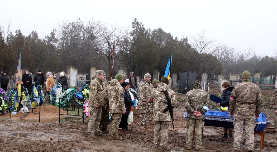 Болград попрощався з десантником Юрієм Муляром, чиє серце не витримало тягаря війни