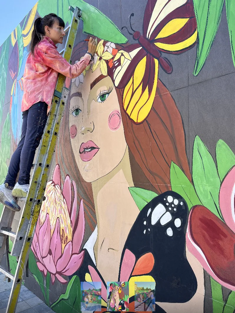 У школі їй ставили двійки з малювання: художниця з Ізмаїла своїми муралами змінює міста Європи