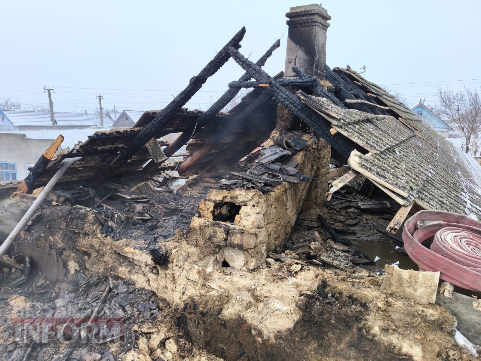 У селі Кілійської громади пожежа знищила частину будинку родини Тукан