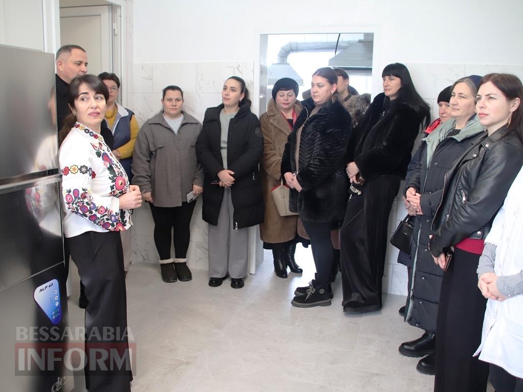 У Болградській громаді відкрили ще один оновлений шкільний харчоблок