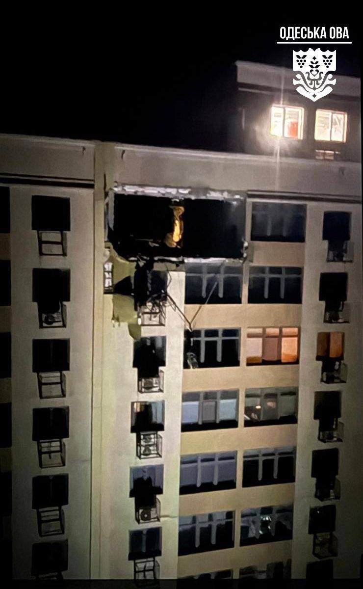 Одещина вночі пережила чергову терористичну атаку ворога: постраждала одна людина