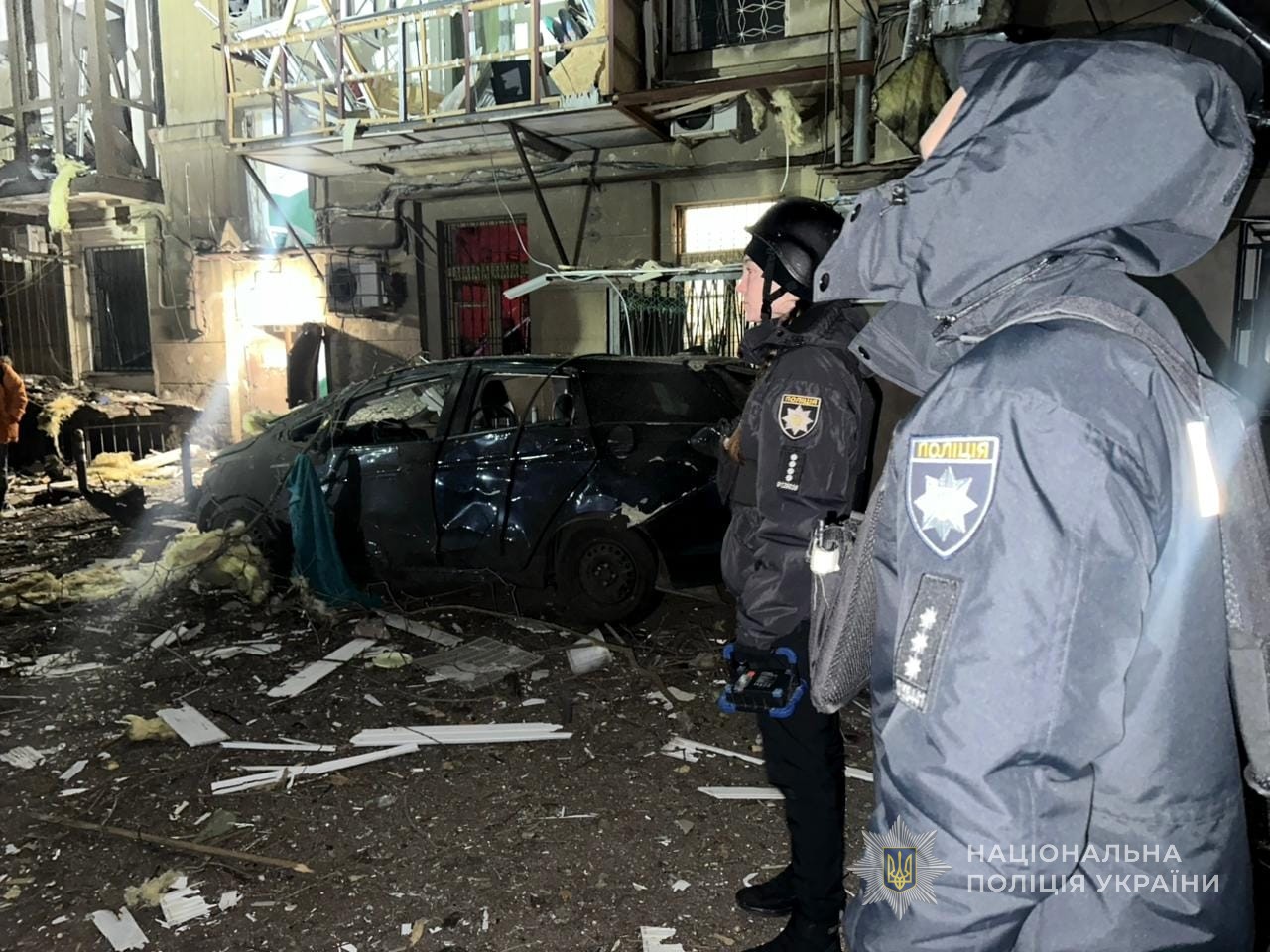 В Одесі у наслідок нічної ворожої атаки отримали поранення п’ятеро людей