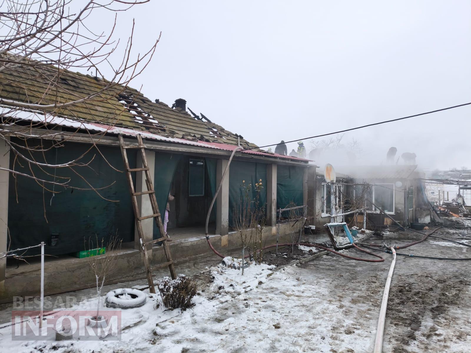 У селі Кілійської громади пожежа знищила частину будинку родини Тукан
