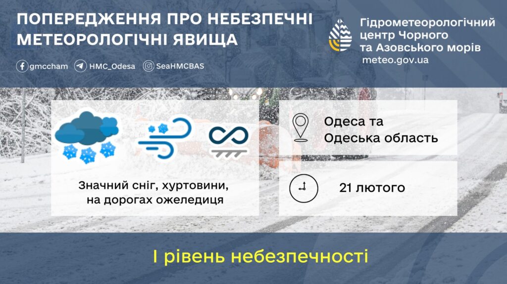 Негода не відступає: завтра на півдні Одещини очікуються значні опади