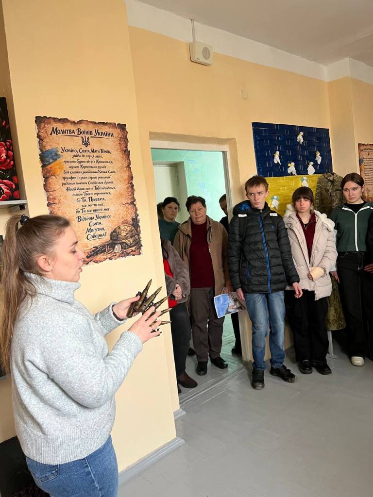 Кімната боротьби та пам'яті: у Кілійському закладі освіти облаштували музей війни