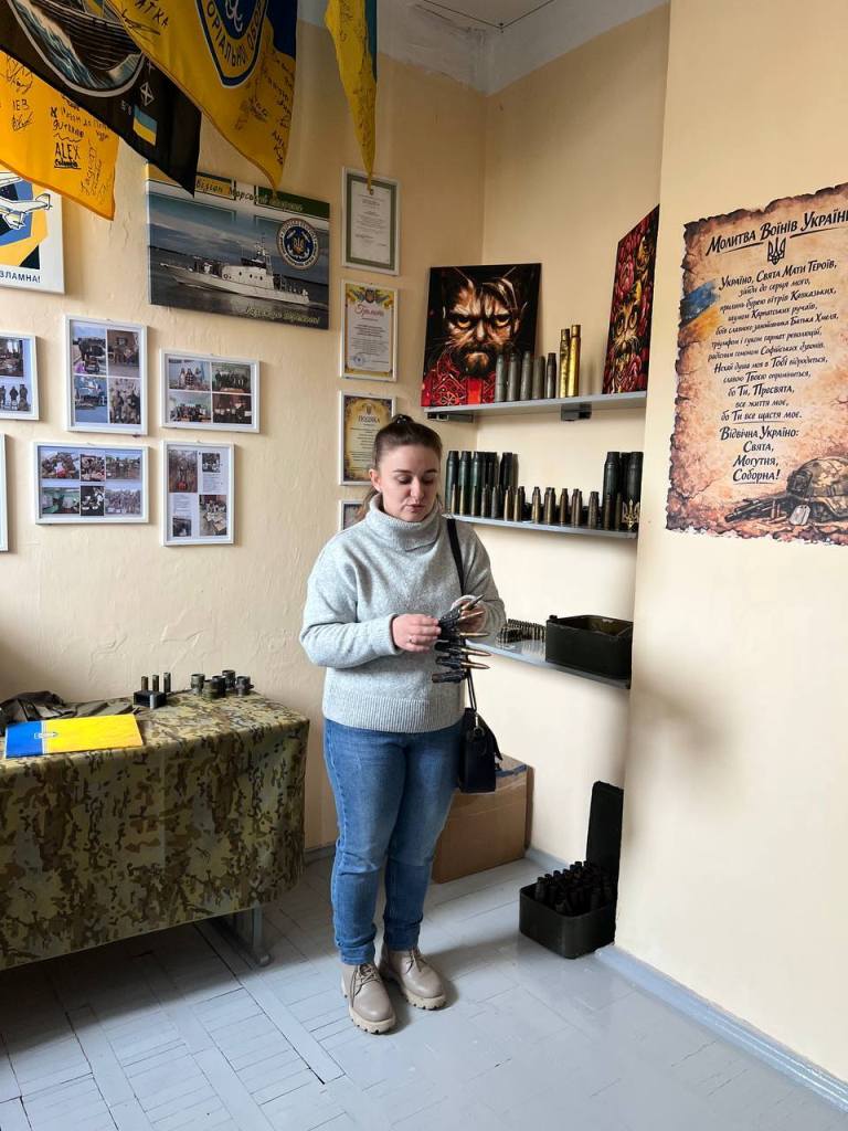 Кімната боротьби та пам'яті: у Кілійському закладі освіти облаштували музей війни