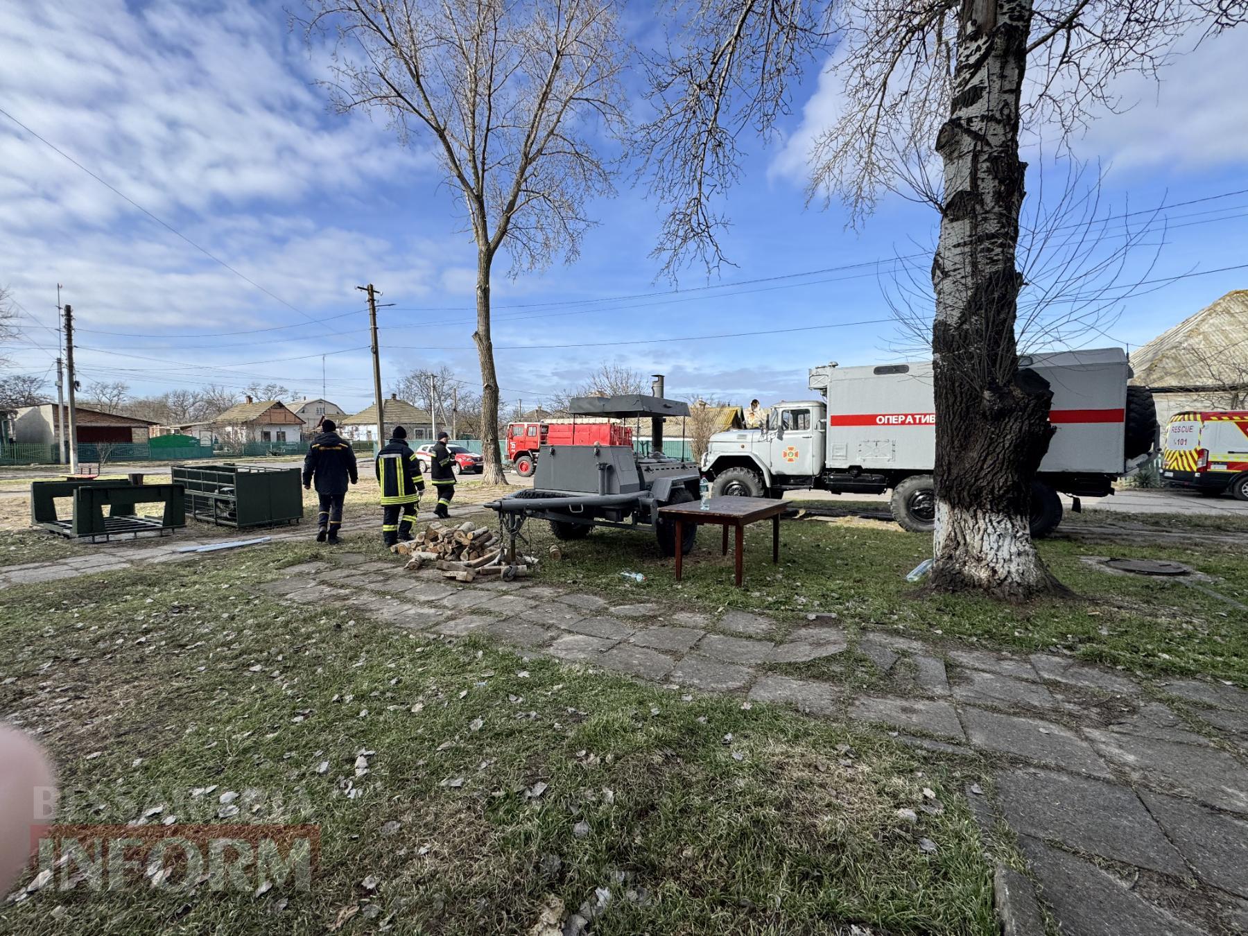 В Кілії розгорнуті пункти обігріву та польові кухні на період надзвичайної ситуації