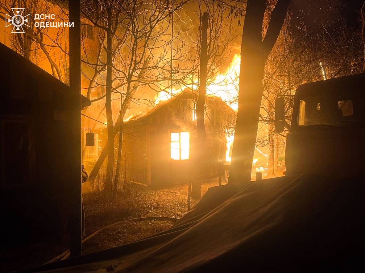 Вночі ворог знову атакував південь Одещини ударними безпілотниками