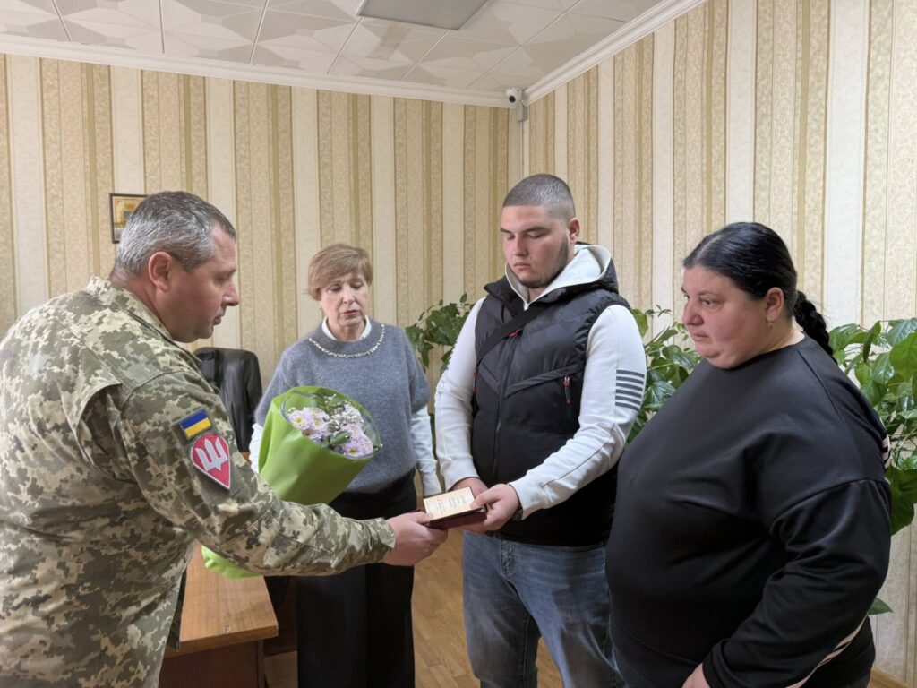 Рідним полеглого Захисника з Арцизької громади передали державну нагороду