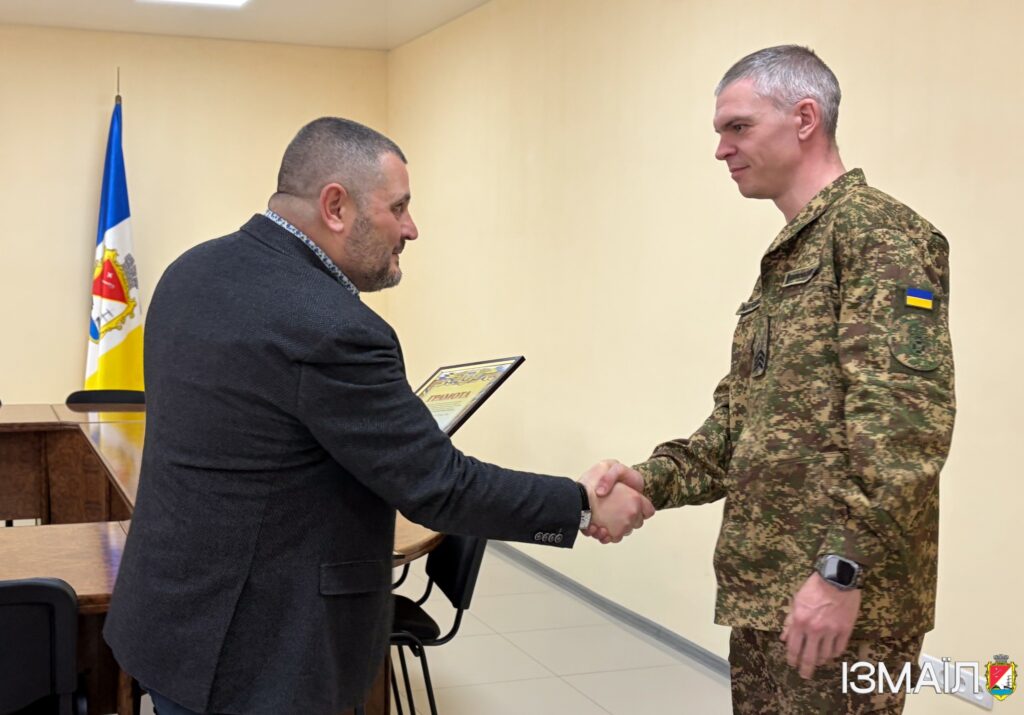 В Ізмаїлі привітали гвардійців