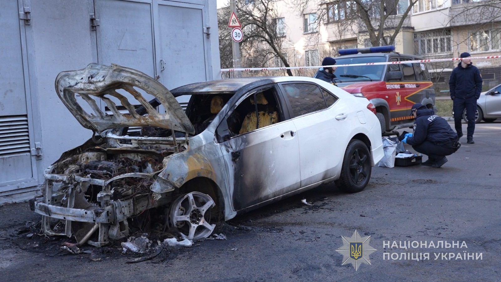 В Одесі затримано молодика за підпал чужої автівки, йому загрожує до десяти років тюрми
