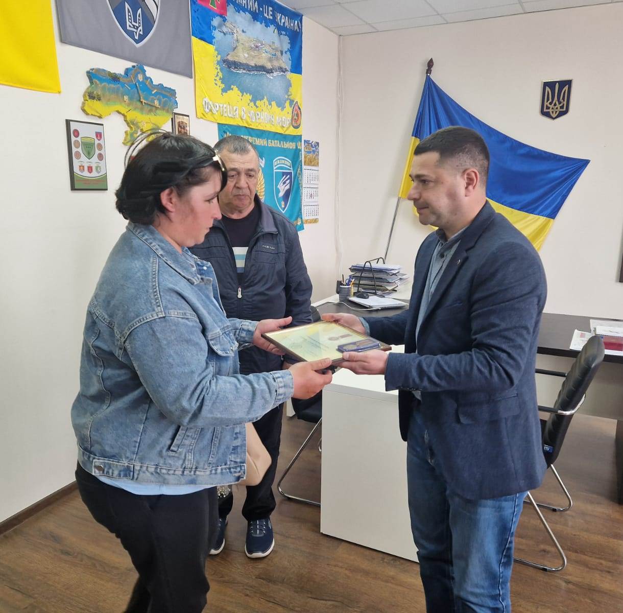 Родині Героя з Болградського району вручено відзнаку президента «За оборону України»