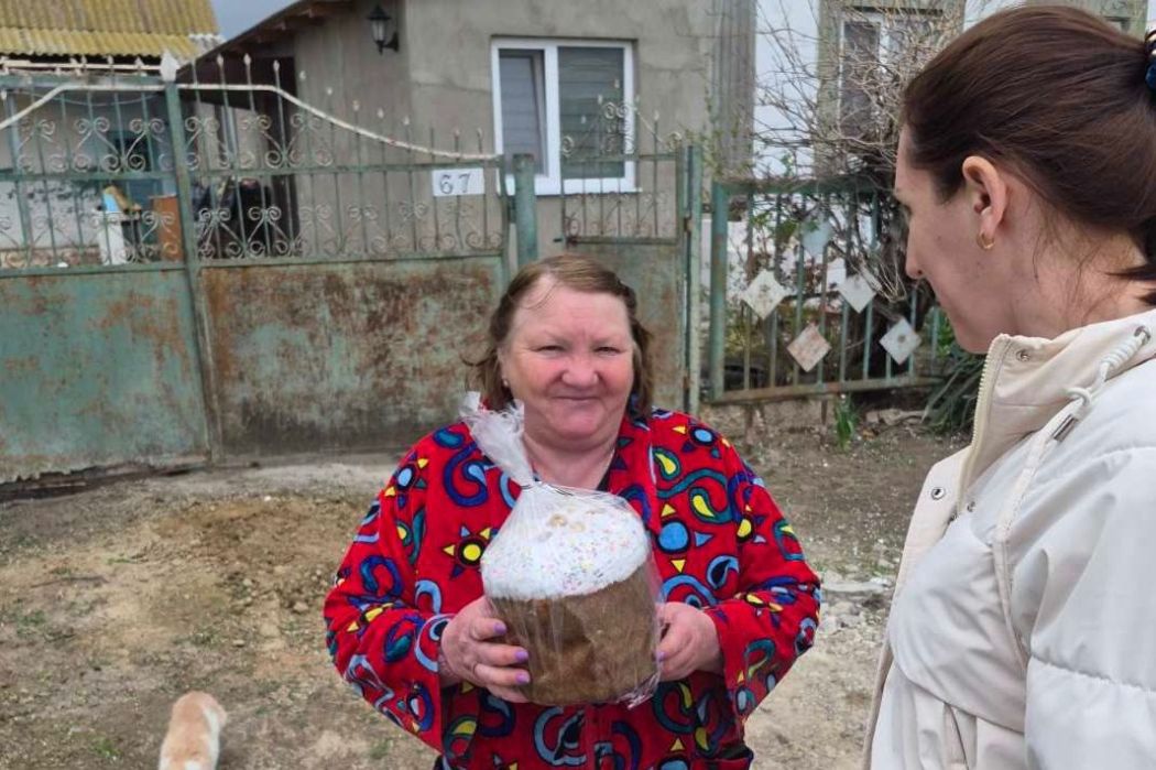 У Кілійській громаді Фонд "Добра та Любові" привітав родини військовослужбовців з Великоднем