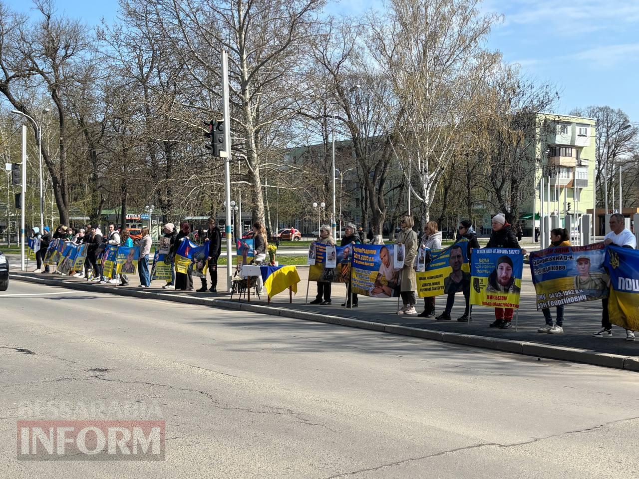 Маємо повернути кожного, хто мріє бути вдома: в Ізмаїлі відбулася акція «Пасха надії» на підтримку безвісти зниклих та військовополонених
