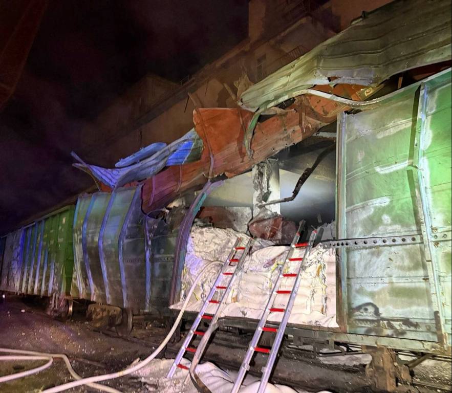 Цієї ночі росіяни вчергове масовано атакували портову інфраструктуру Одеської області