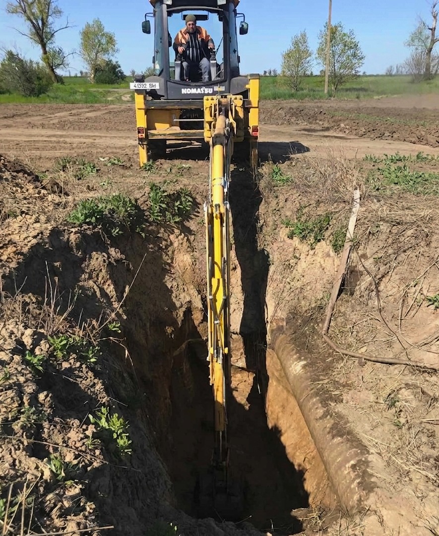 На Ізмаїльщині розпочали відновлення трубопроводу для зрошення