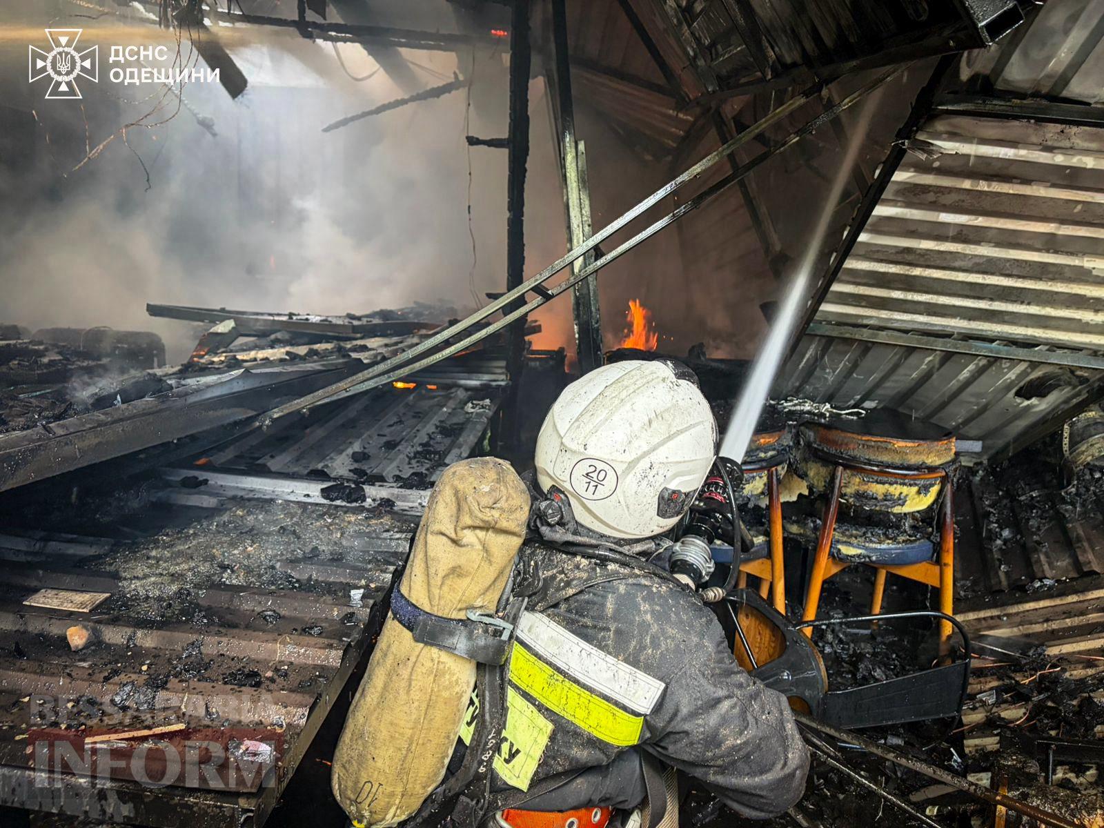 В Ізмаїлі горіли одразу два кафе