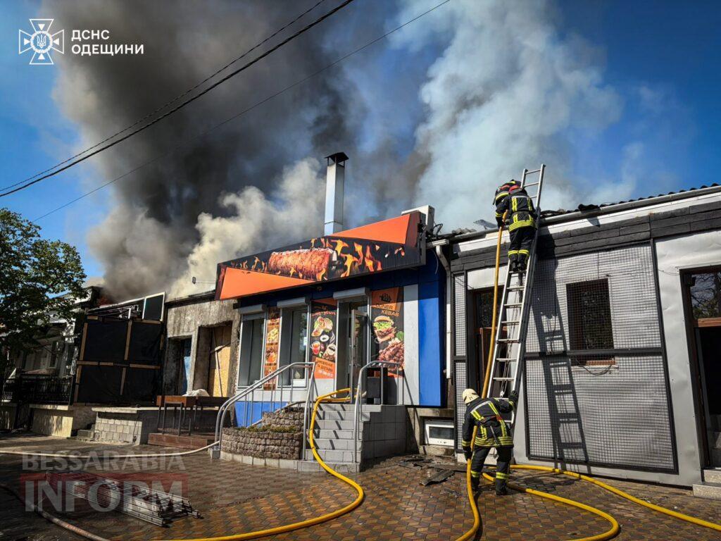 В Ізмаїлі горіли одразу два кафе