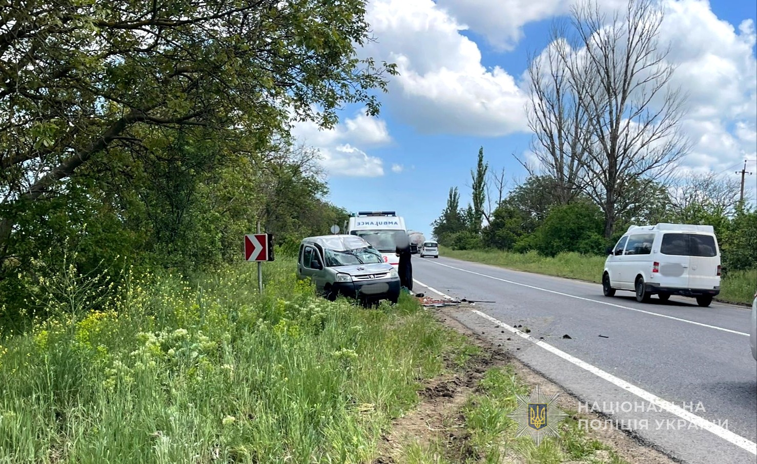 Жителька Кілії влаштувала ДТП на трасі Одеса-Рені: постраждали її діти