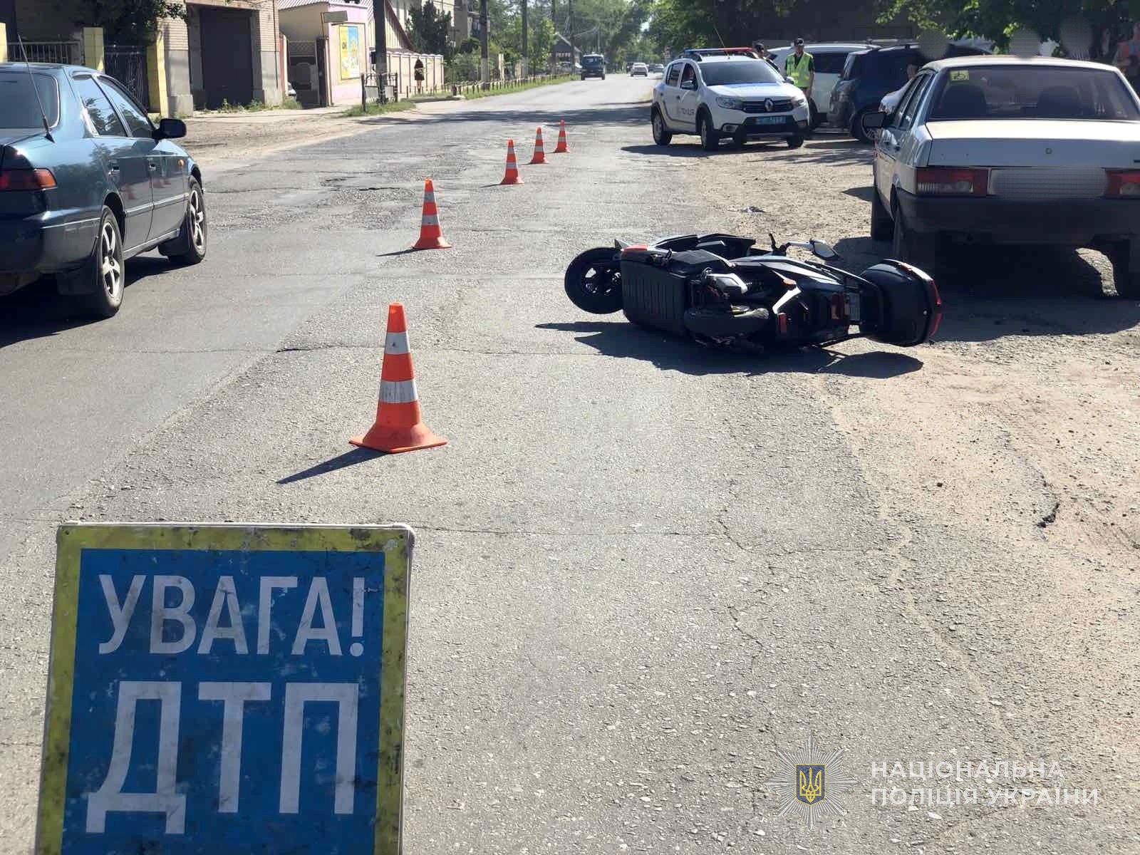 У Білгороді-Дністровському внаслідок ДТП постраждав мопедист