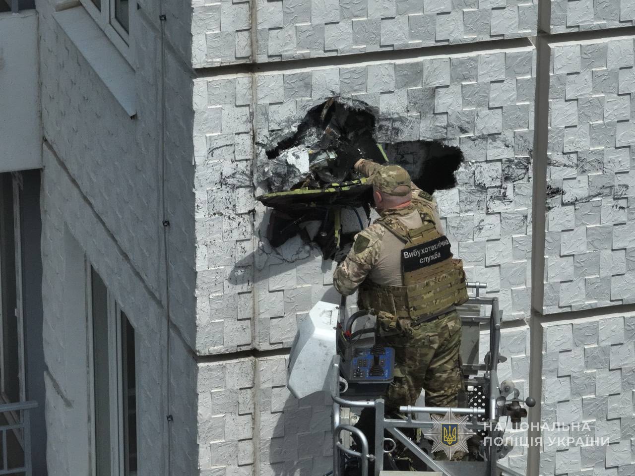 В Одесі на висоті 15-го поверху провели унікальну спецоперацію зі знешкодження «шахеда»