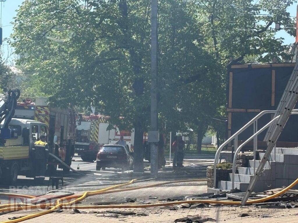 В Ізмаїлі горіли одразу два кафе
