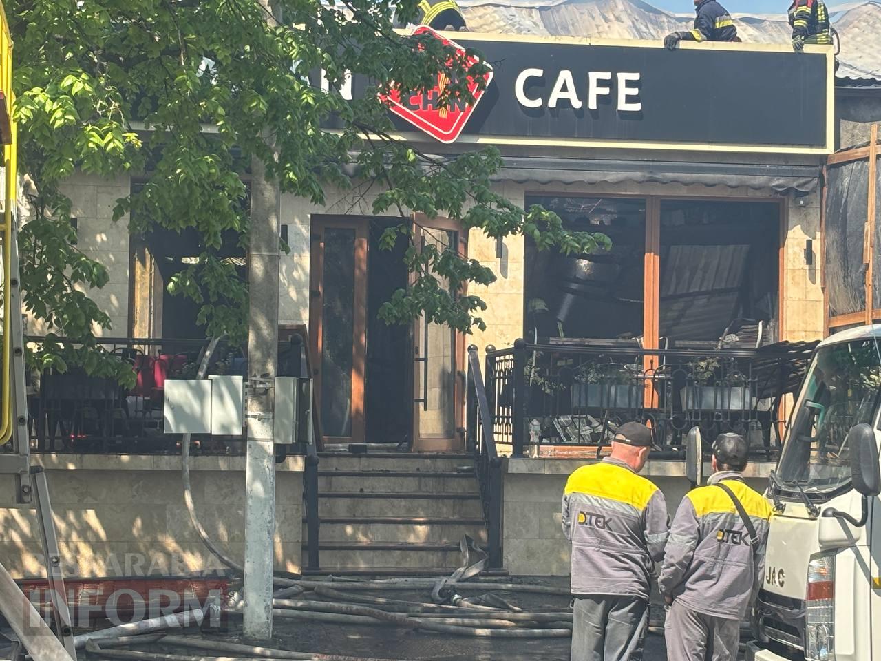 В Ізмаїлі горіли одразу два кафе