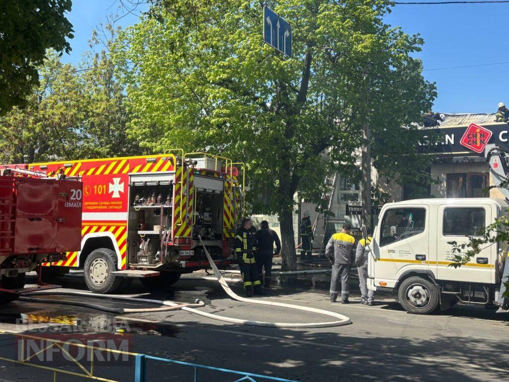 В Ізмаїлі горіли одразу два кафе