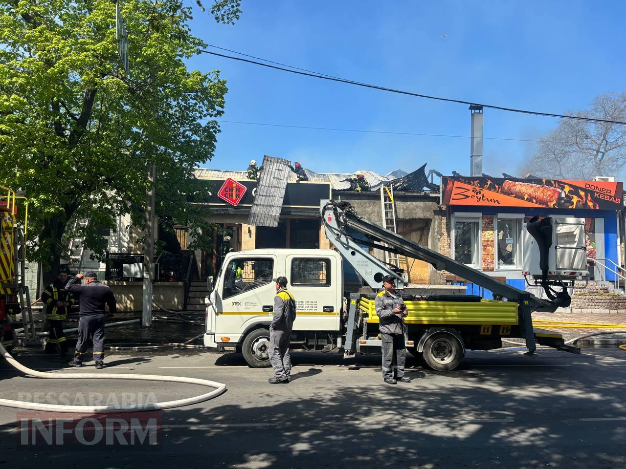 В Ізмаїлі горіли одразу два кафе