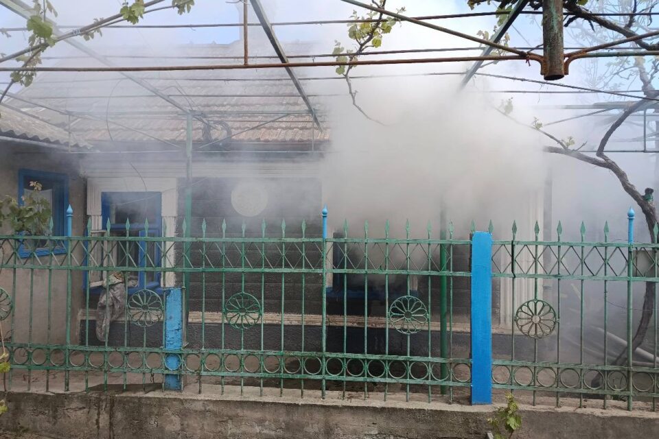 Через необережність під час паління в Ізмаїлі горів будинок