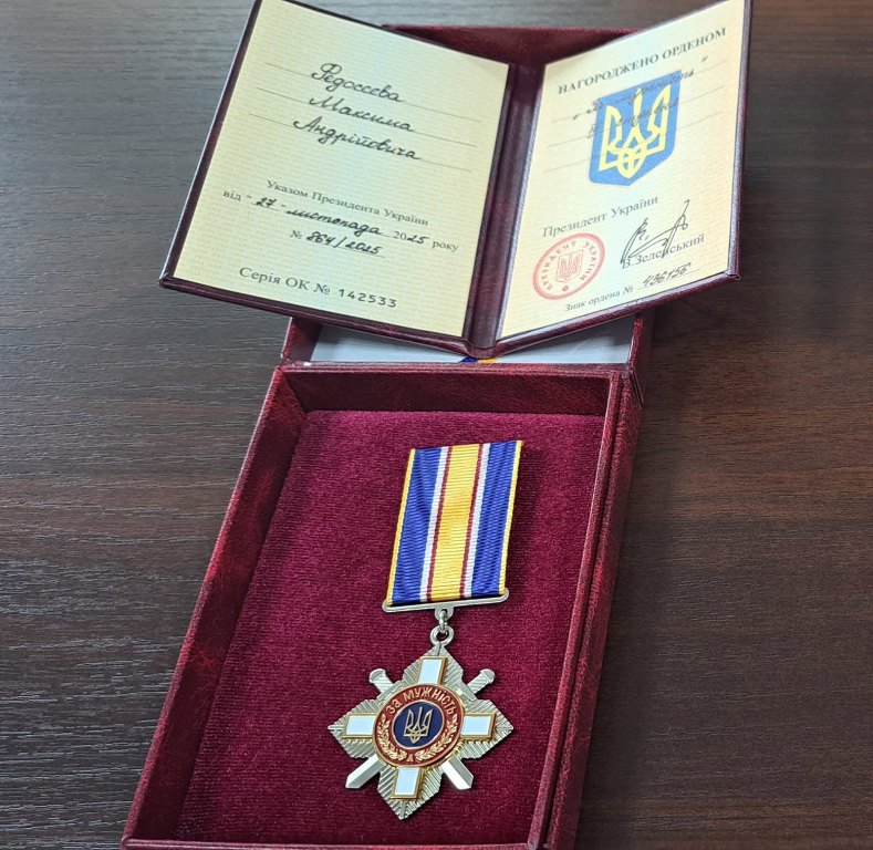 За мужність і героїзм на полі бою військовослужбовця з Аккермана удостоєно державної нагороди