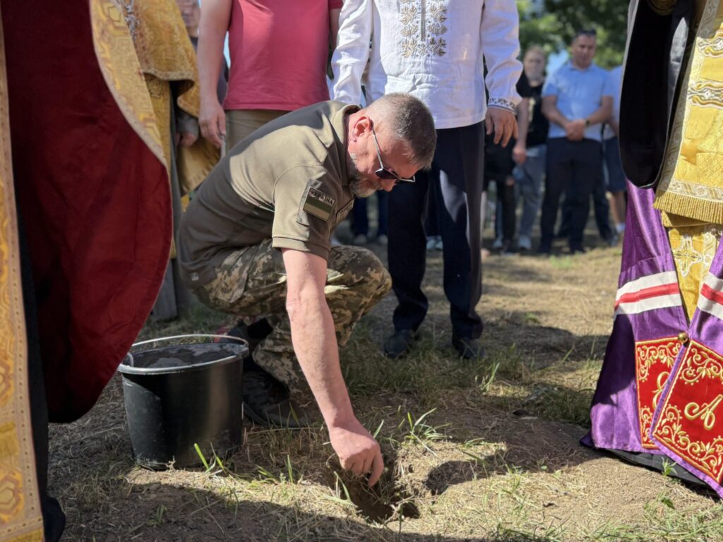 Історична подія: в Ізмаїлі освятили землю та заклали капсулу під перший храм ПЦУ
