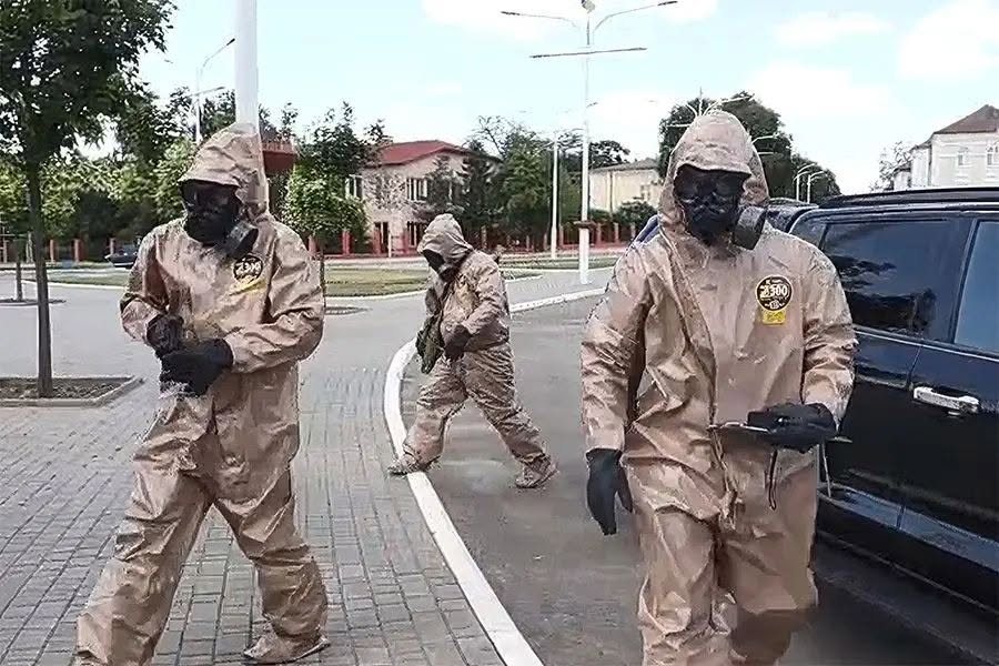 Ізмаїльські гвардійці взяли участь у штабному тренуванні з реагування на хімічну небезпеку