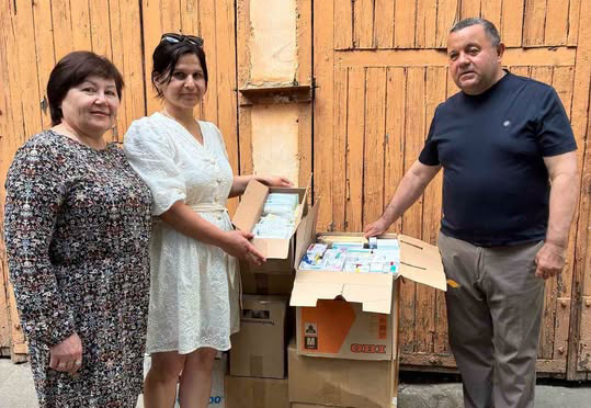 Медики Бессарабської громади отримали гуманітарну допомогу від німецьких благодійників