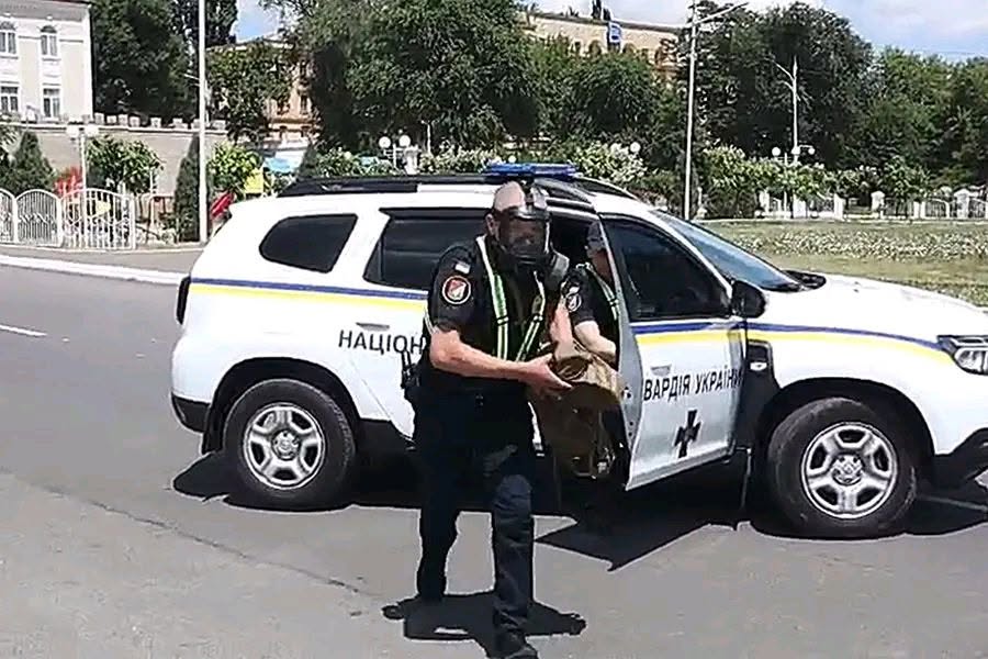 Ізмаїльські гвардійці взяли участь у штабному тренуванні з реагування на хімічну небезпеку