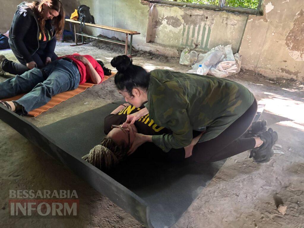Вишкіл під звуки вибухів: в Ізмаїлі провели реалістичні навчання з домедичної допомоги в умовах наближених до бойових