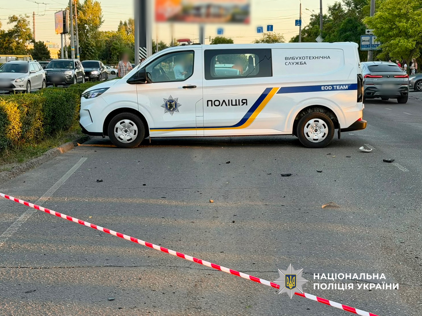 Ввечері в Одесі стався вибух ще однієї автівки, водій загинув на місці