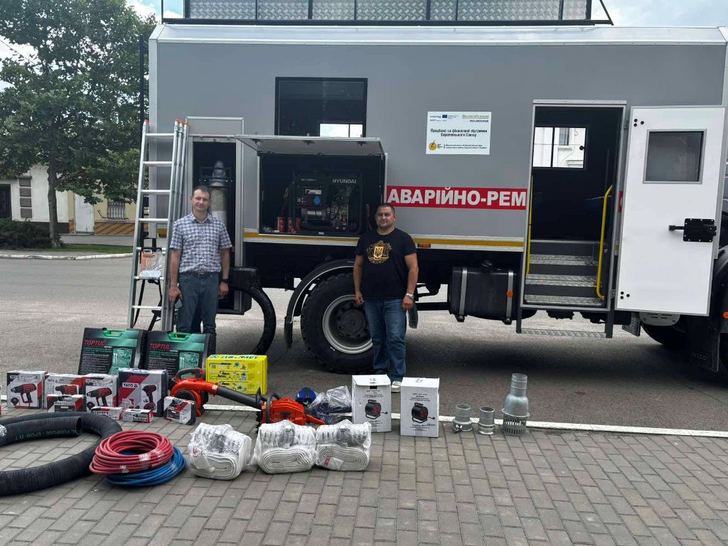 Кілійська громада отримала сучасну аварійно-ремонтну машину для ліквідації наслідків надзвичайних ситуацій: на черзі – ще одна