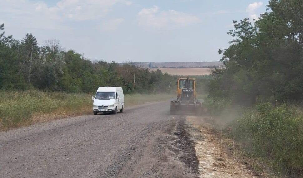У Буджацькій громаді почали ремонтувати дорогу до міжнародного пункту пропуску