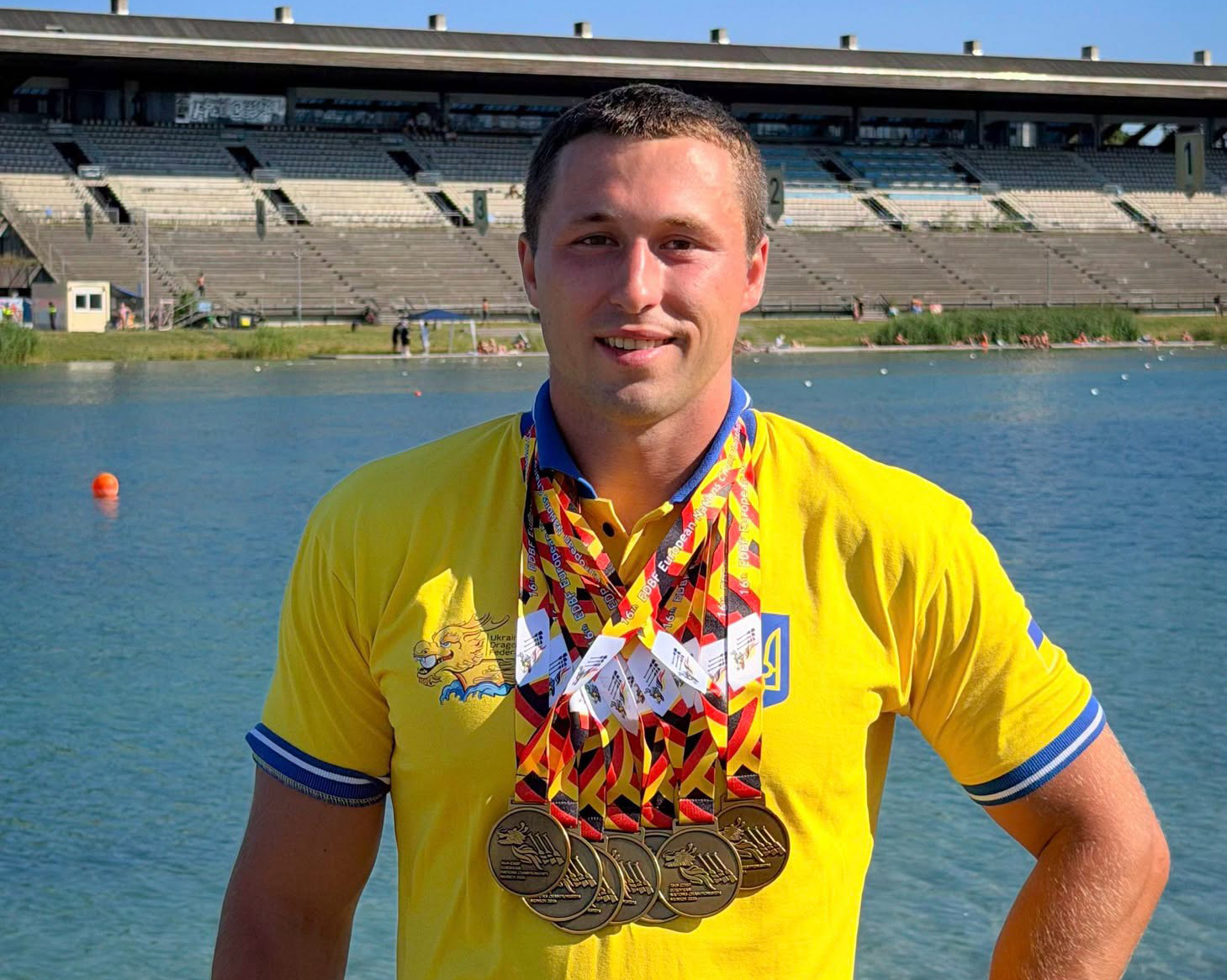 Вогнеборець з Одещини виборов сім золотих медалей на чемпіонаті Європи з веслування