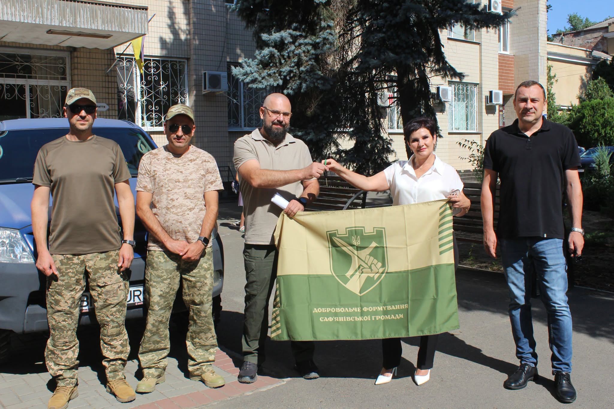 Саф’янівська громада передала автомобіль для потреб Добровольчого формування територіальної громади