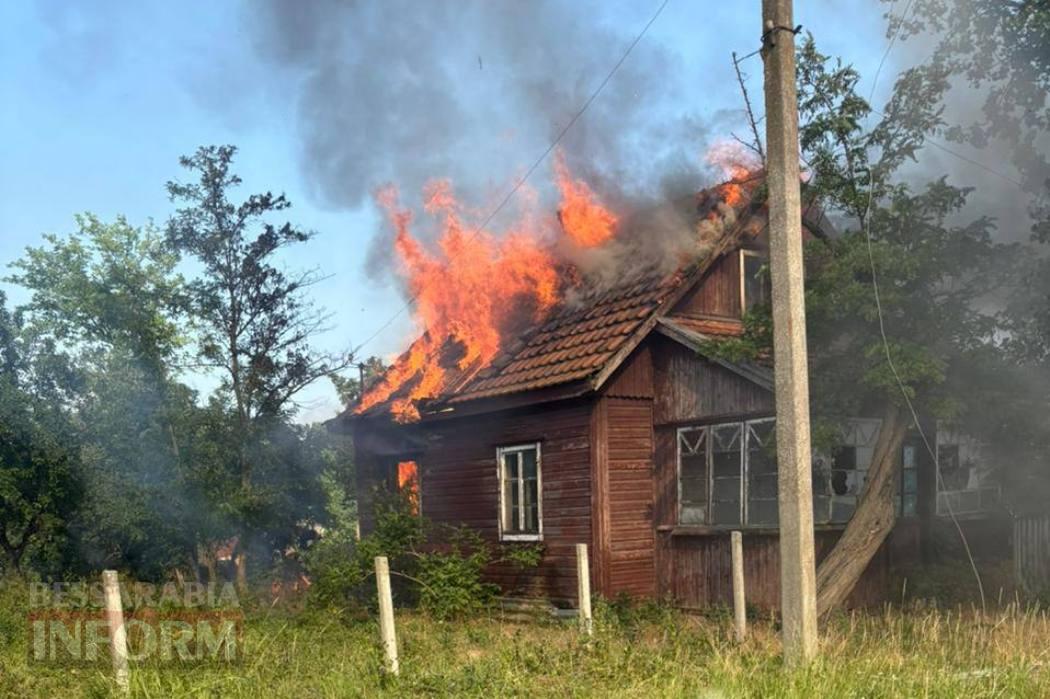 У Кілії сталася пожежа у приватному будинку в мікрорайоні СРЗ