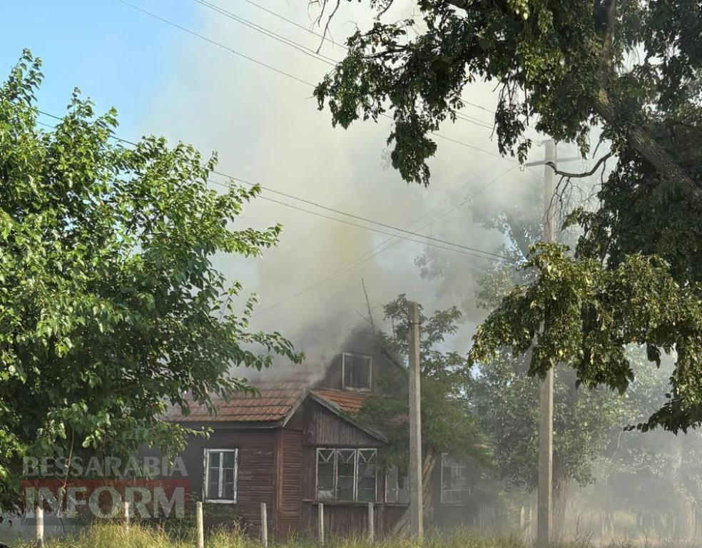 У Кілії сталася пожежа у приватному будинку в мікрорайоні СРЗ