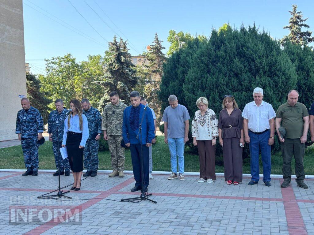 В Ізмаїлі до Дня ВМС урочисто підняли Військово-морський прапор