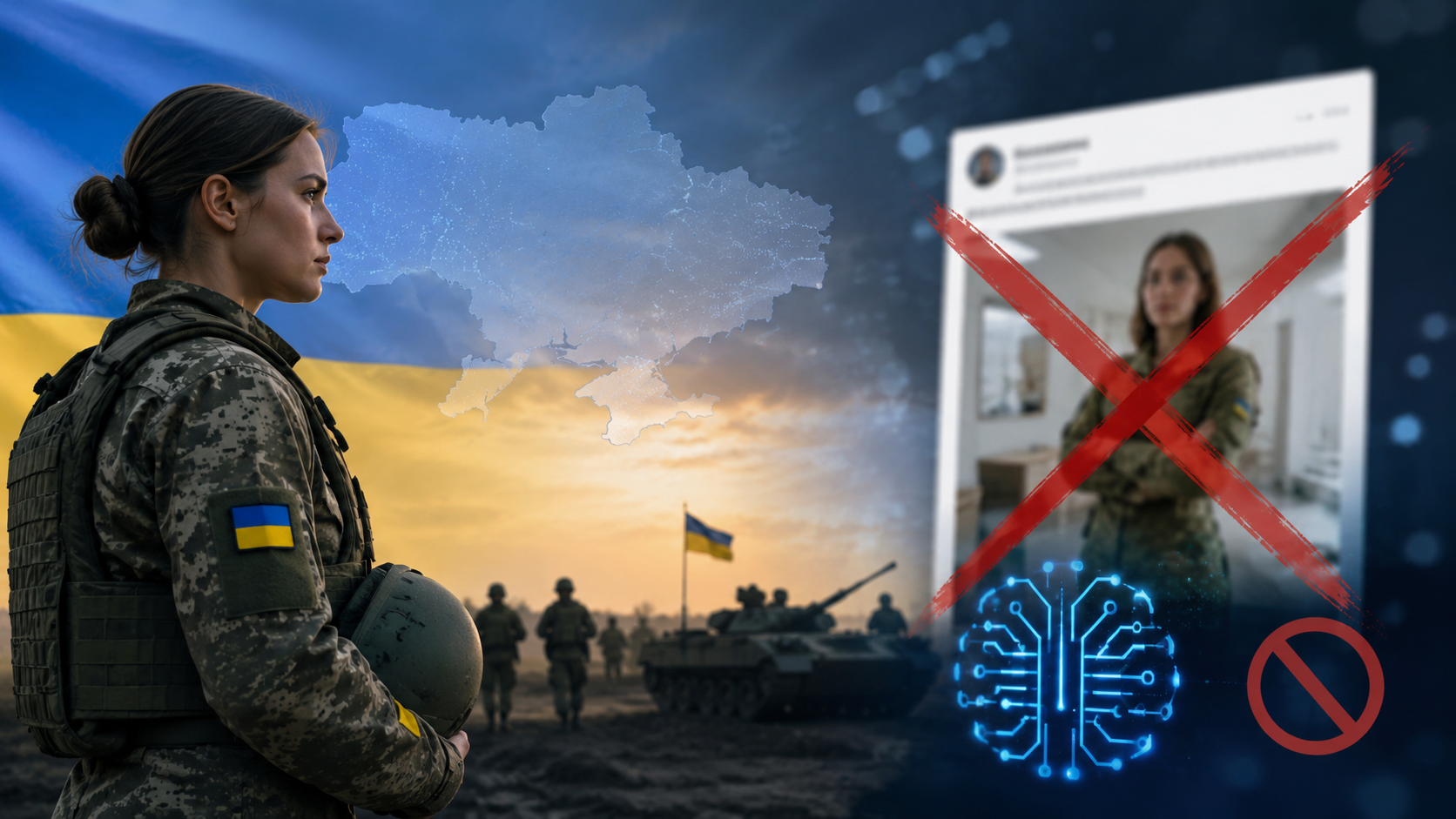 Фейк про мобілізацію жінок на Одещині: пропаганда рф поширює згенероване ШІ фото