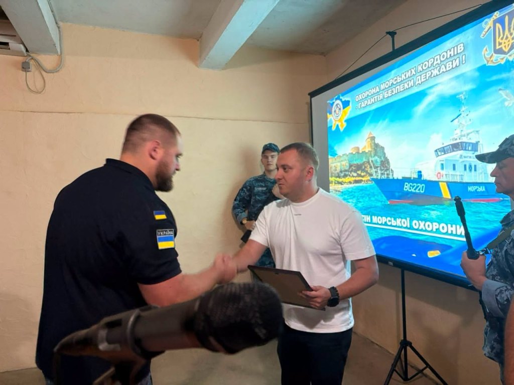 У Білгороді-Дністровському відзначили військовослужбовців морської охорони з нагоди Дня створення загону