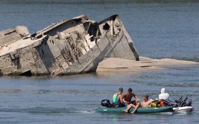 Низький рівень води в Дунаї досяг історично критичного рівня